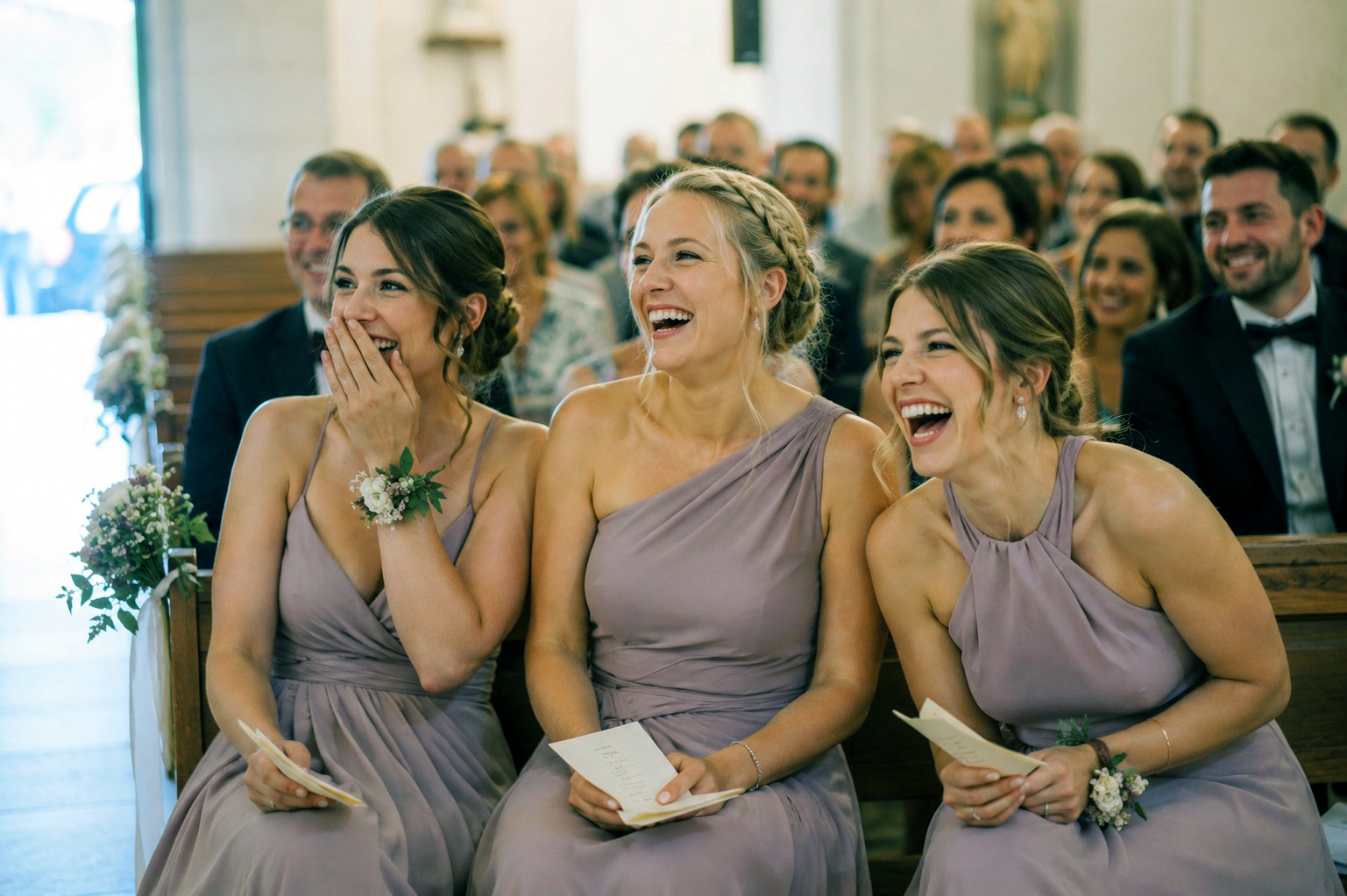 Photo de mariage — demoiselles d'honneur (Paris)